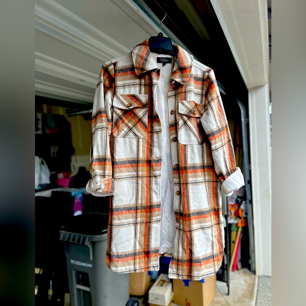 Large flannel jacket